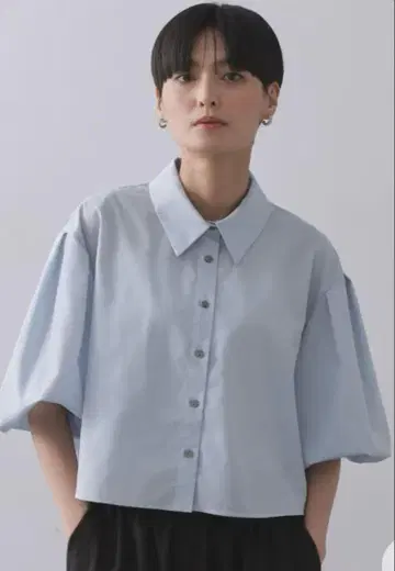 가격 인하 오파크 클립 벌룬 슬리브가 화려한 셔츠 블라우스