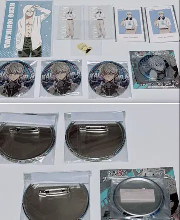 괴수8호 이치카와 레노 괴수8호전 컬렉션 캔뱃지 등 묶음 판매 10점