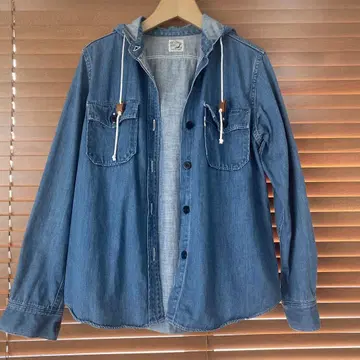 orSlow 오어슬로우 데님 셔츠 후드티