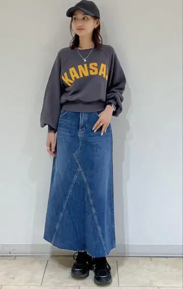 B:MING by BEAMS [별주] LEE / 리메이크 데님 스커트