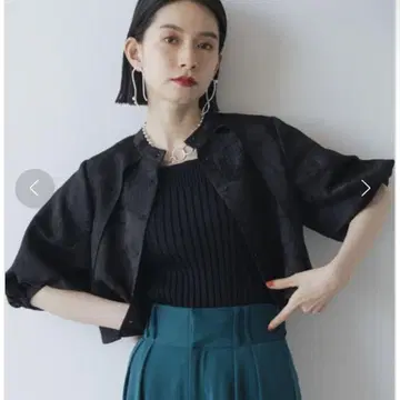 HARE 자카드 숏 셔츠