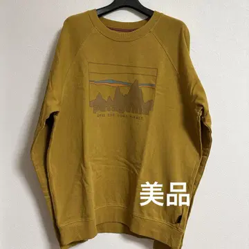 patagonia 머스타드 맨투맨 M