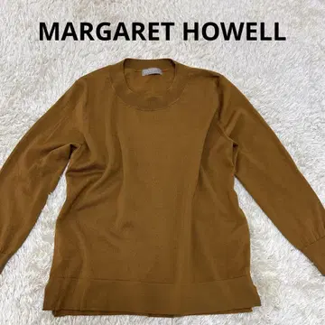 MARGARET HOWELL 카멜 울100% 스웨터 사이즈2
