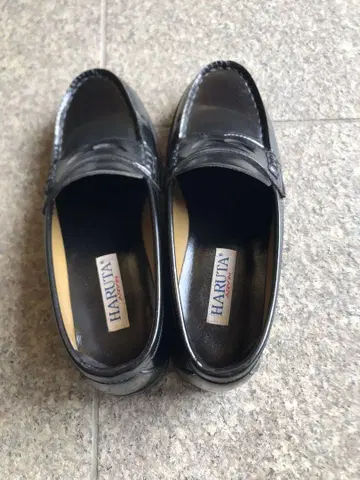 HARUTA 블랙 로퍼 23 3E