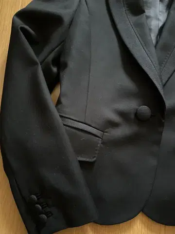 블랙 테일러드 자켓