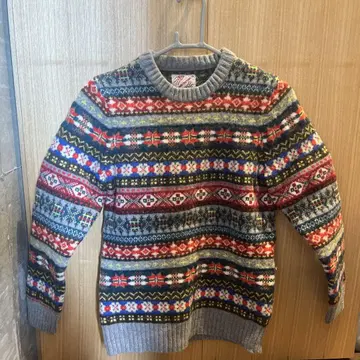 RAY KNEK COSTUME CO. 페어아일 패턴 스웨터