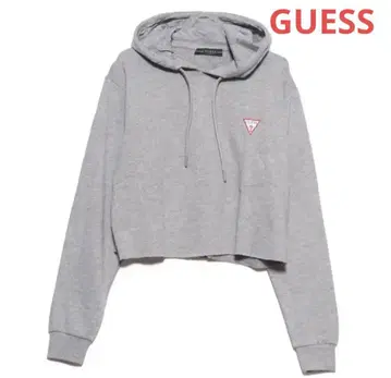 GUESS 그레이 속기모 후드티