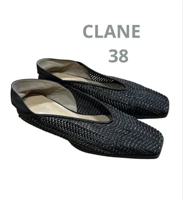 새상품급 CLANE 2way 메쉬 플랫슈즈 38