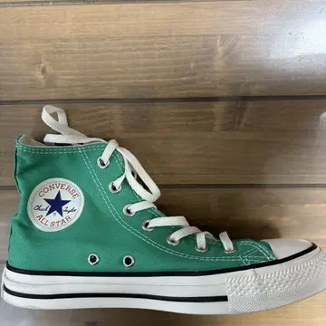 새상품급 CONVERSE 올스타 그린 24.5cm