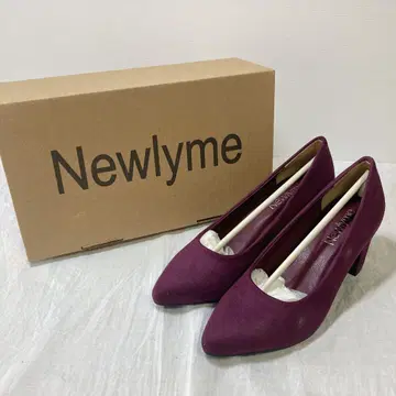 Newlyme 퍼플 하이힐 힐 예쁜 여성용 41/9
