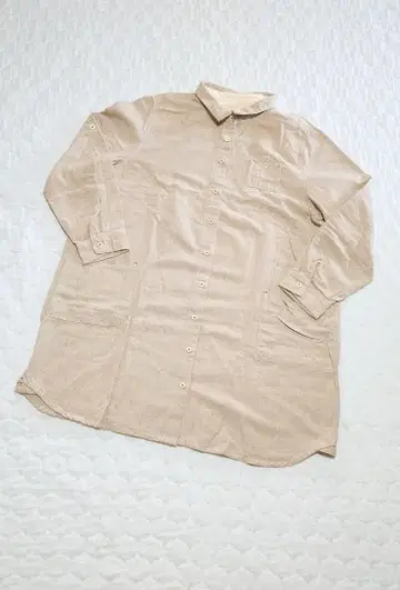 면린넨 자켓 셔츠
