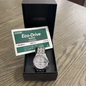 CITIZEN Eco-Drive H41 CT018 시티즌 손목시계 실버