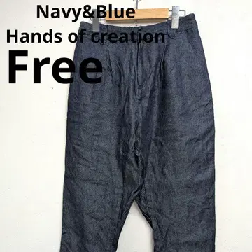handsofcreation 린넨 데님 팬츠 사루엘