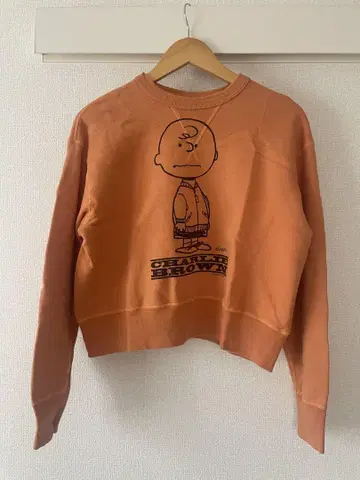 BUZZ RICKSON'Sx PEANUTS 콜라보 맨투맨