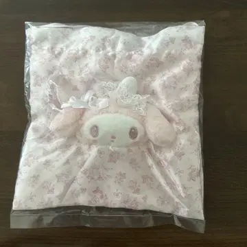 마이멜로디 화이트 딸기 티타임 봉제 인형 페이스 복조리 백