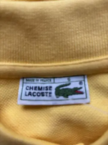 70s 80s 프렌치 라코스테 CHEMISE LACOSTE 긴팔