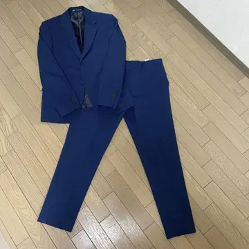 ZARA 슬림핏 수트 네이비