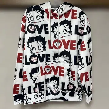 미사용 새상품 베티 부프 LOVE 후드티