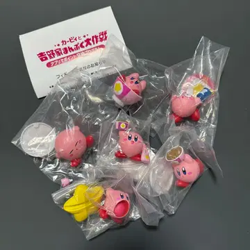 커비와 요시노야 만푸쿠 대작전 피규어 세트 6종