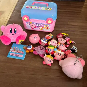 커비 봉제 인형 키링 세트