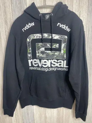 [ 양면 프린트 ] reversal 풀오버 후드티