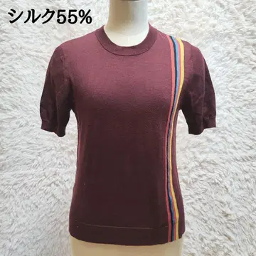 PaulSmith 폴스미스 반팔 티셔츠 멀티 컬러 실크55%