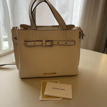 MICHAEL KORS 화이트 핸드백