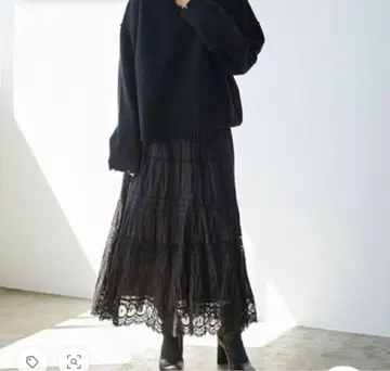 2022AW 앤티크 라이크 레이스 스커트