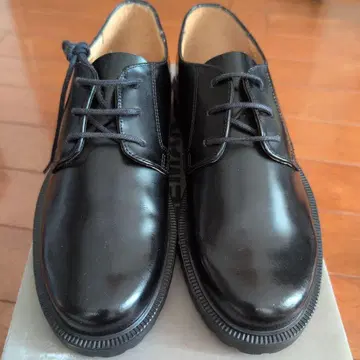 KLEMAN 블랙 레이스업 슈즈 36