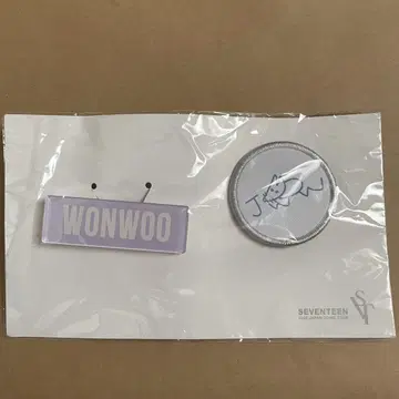 SEVENTEEN 원우 2020 도쿄돔 투어 SVT 배지 세트