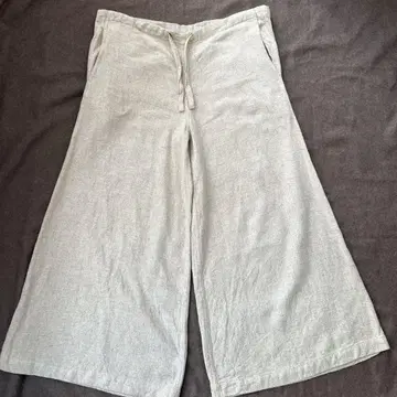usaato 의류 헴프 100% 와이드 팬츠 size 6 usaato