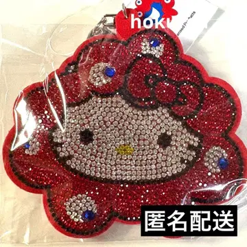 만박 미야쿠미야쿠 키티 반짝이 가죽 키링 산리오 회장 한정판 2