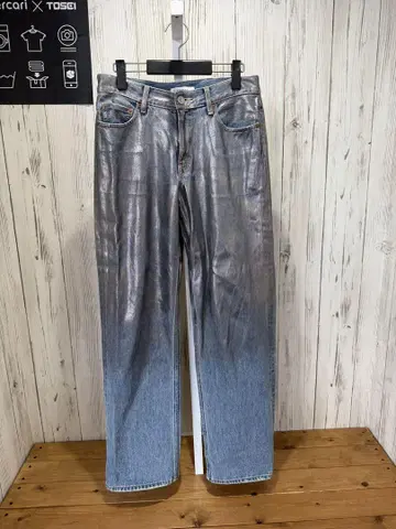 MOUSSY FOIL PRINT 90S LOWRISE STRAIGHT
