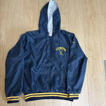 RENNOC 하프 지퍼 후드티