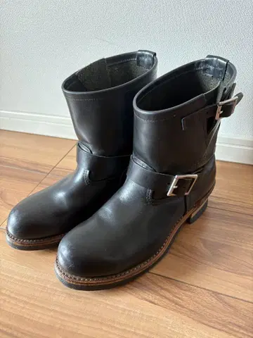 REDWING 2976 엔지니어 부츠 숏 기장 블랙 크롬