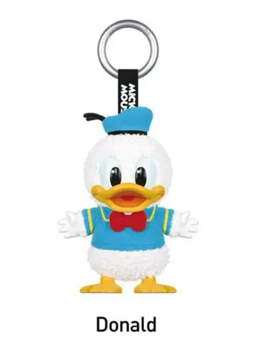 정품 POPMART 미키 패밀리 봉제 인형 펜던트 도날드
