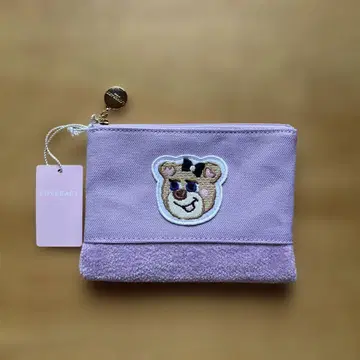 [ 새상품 ] 올드테디걸 와펜 파우치 페일퍼플