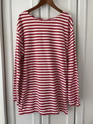 신존 MARINE BORDER LONG SLEEVE TEE