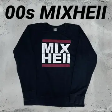 00s MIXHEll 맨투맨 락 블랙 맨투맨 L 사이즈