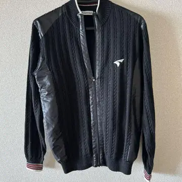 TourStage 니트, 나일론 콤비 점퍼 M 블랙