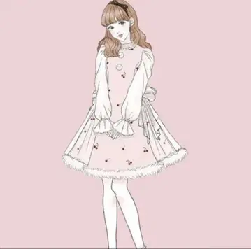 라스트 레어 크리스마스 체리 원피스