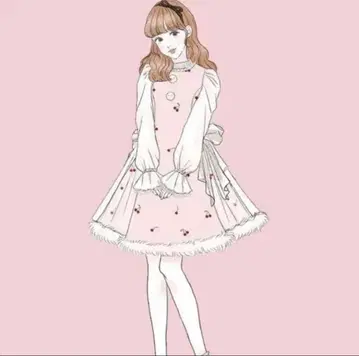 라스트 레어 크리스마스 체리 원피스