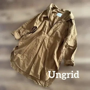 새상품급 Ungrid 긴팔 셔츠 린넨 셔츠 린넨 빅 셔츠 루즈한 사이즈