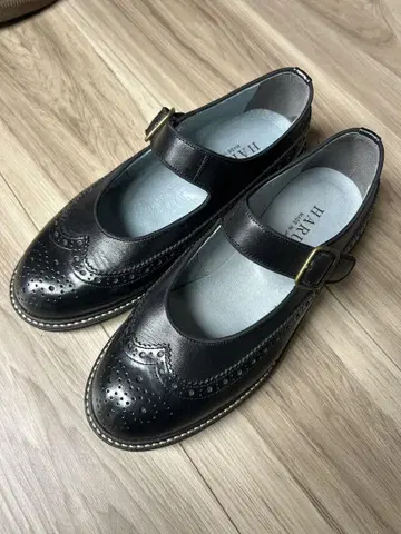 HARUTA 블랙 로퍼
