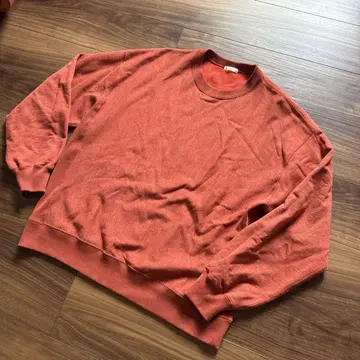 ULTERIOR 페이드 실키 테리 리버스 위브 맨투맨