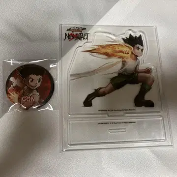 HUNTER x HUNTER 넨 임팩트 특전만 곤 아크릴 스탠드, 캔뱃지