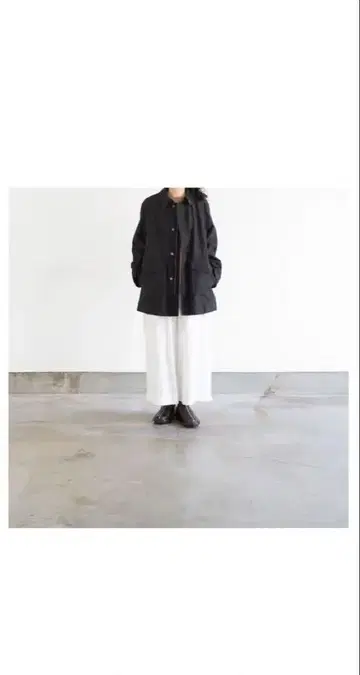 고쉬 카츠라기 화이트 와이드 팬츠 면 100%