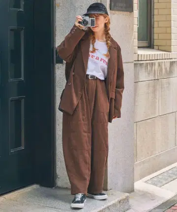 코듀로이 퍼티그 팬츠