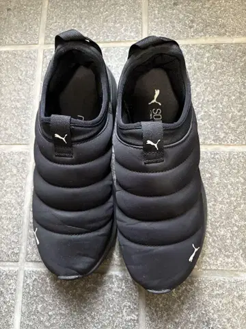 Puma SoftFoam 블랙 슬립온