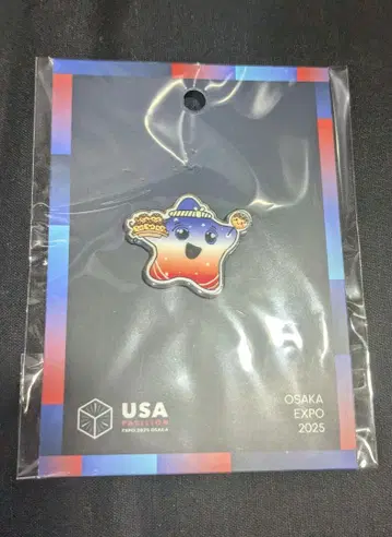 오사카 만박 EXPO 미국관 핀 배지 스파크 USA 타코야키